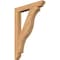 Ekena Millwork Funston Slat Smooth Bracket, Western Red Cedar, 3 1/2"W x 26"D x 38"H BKT04X26X38FST06SWR - alternate 1
